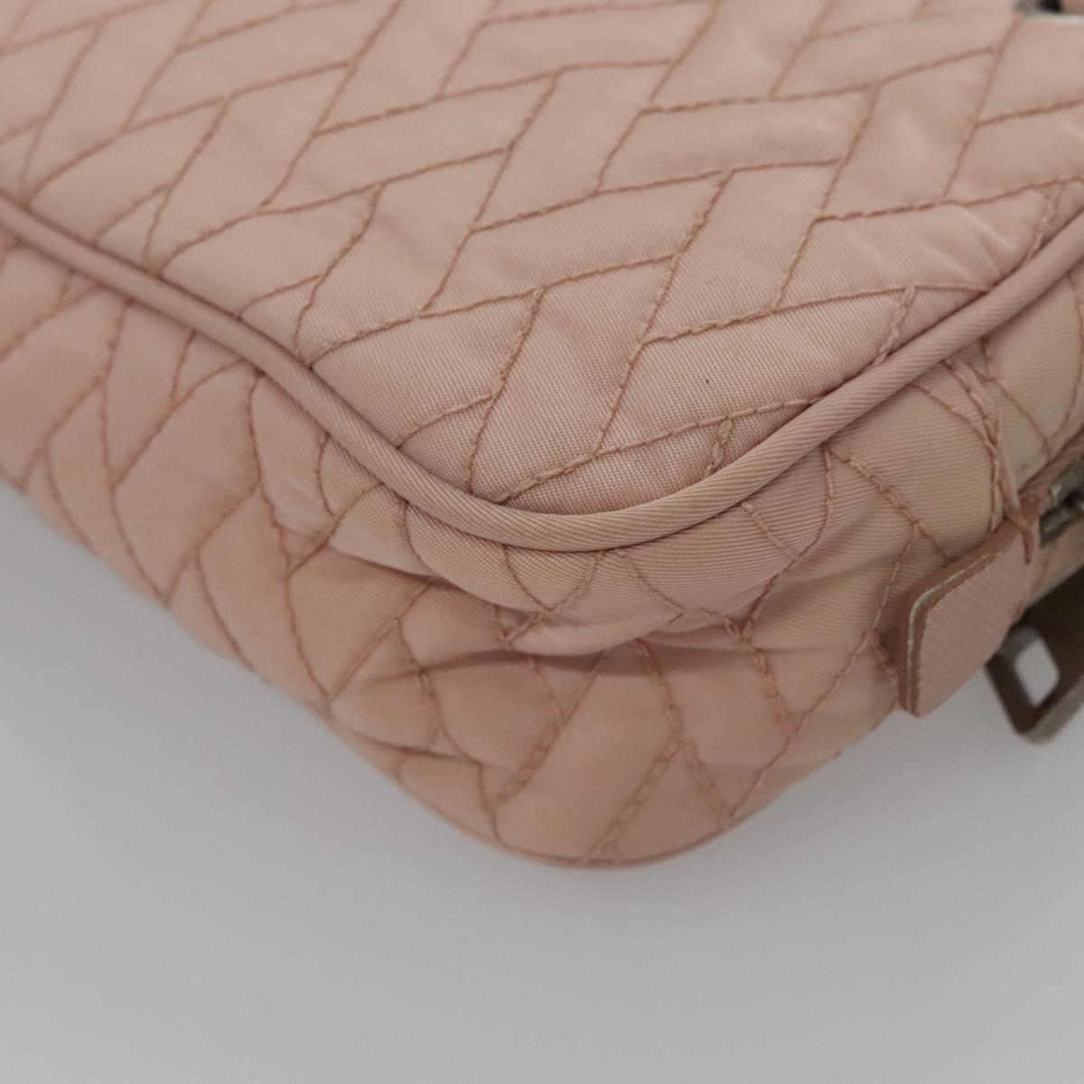 PRADA Hand Bag Nylon 2way Pink Auth 110297