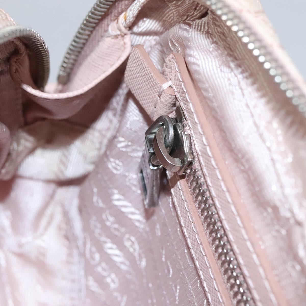 PRADA Hand Bag Nylon 2way Pink Auth 110297