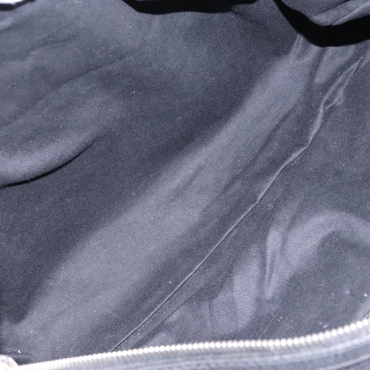 Chloe Hand Bag Leather Black Auth 110305