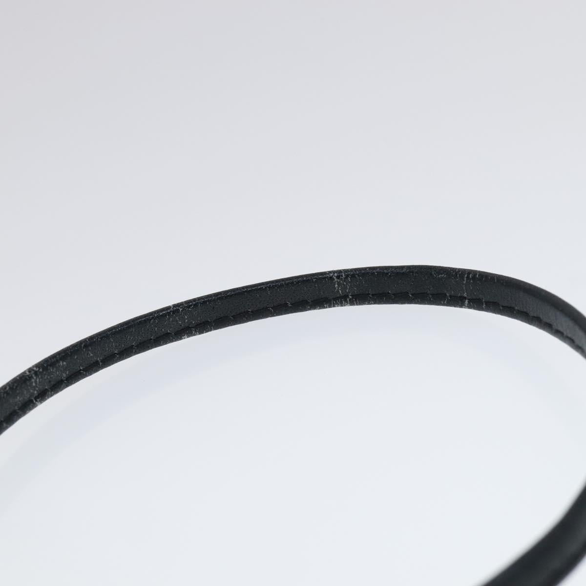 MCM Vicetos Logogram Shoulder Bag PVC Leather White Auth 110311