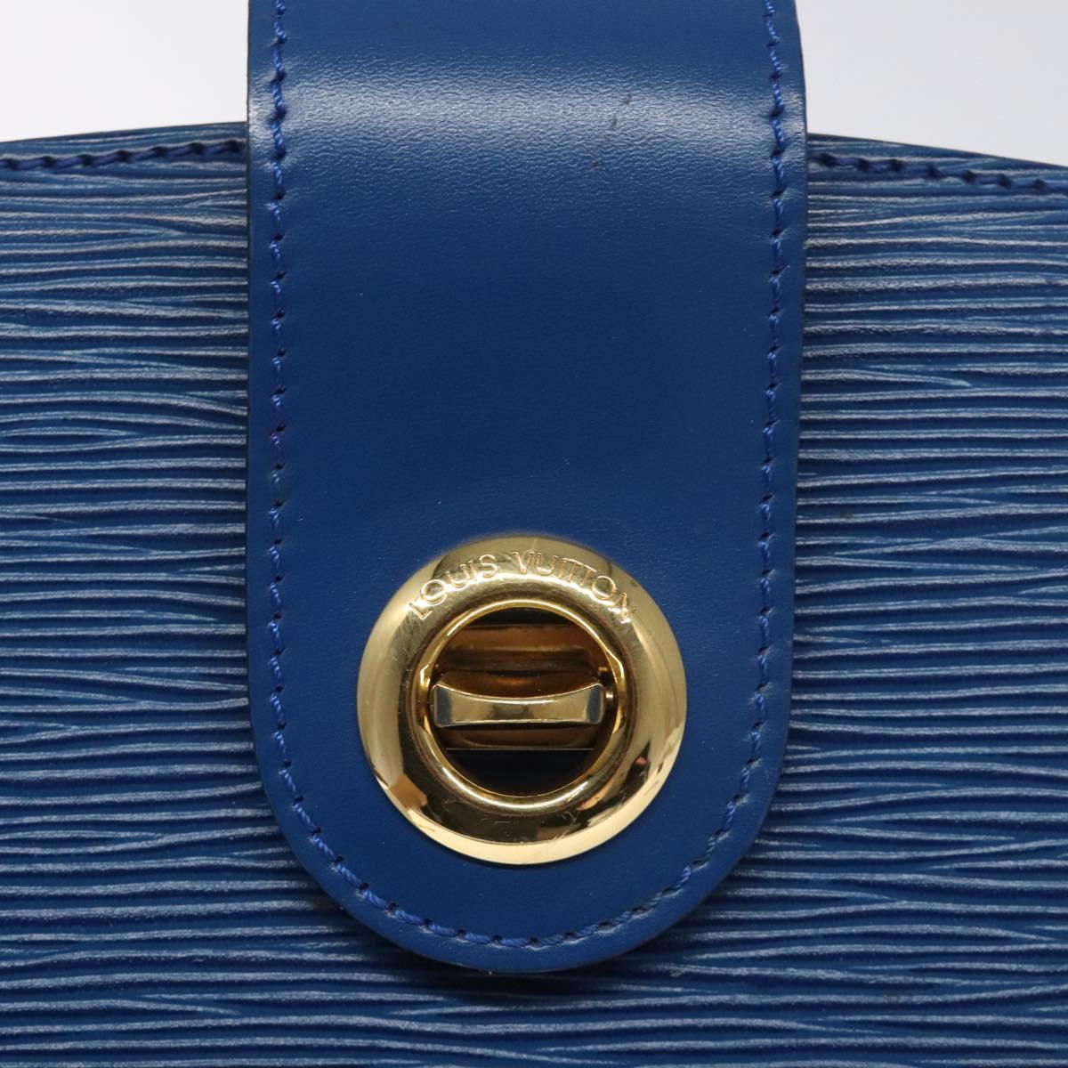 LOUIS VUITTON Epi Capuchin Shoulder Bag Blue M52345 LV Auth 110329A