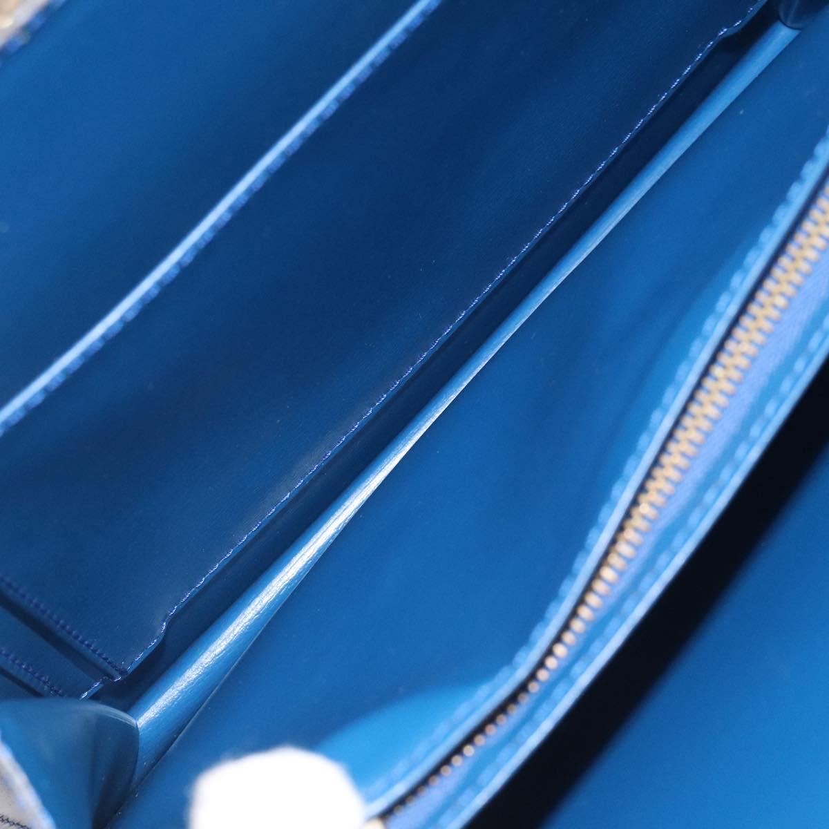 LOUIS VUITTON Epi Capuchin Shoulder Bag Blue M52345 LV Auth 110329A