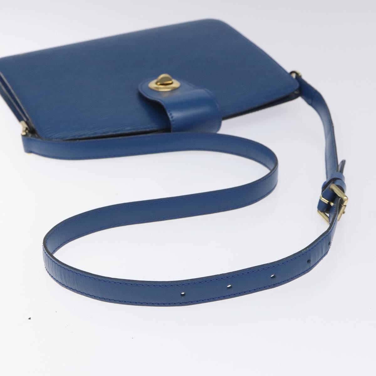 LOUIS VUITTON Epi Capuchin Shoulder Bag Blue M52345 LV Auth 110329A
