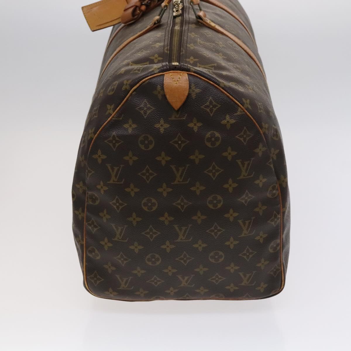 LOUIS VUITTON Monogram Keepall 60 Boston Bag M41422 LV Auth 110381