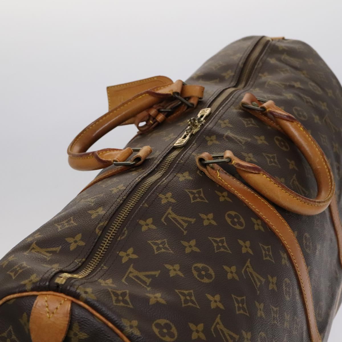 LOUIS VUITTON Monogram Keepall 60 Boston Bag M41422 LV Auth 110381