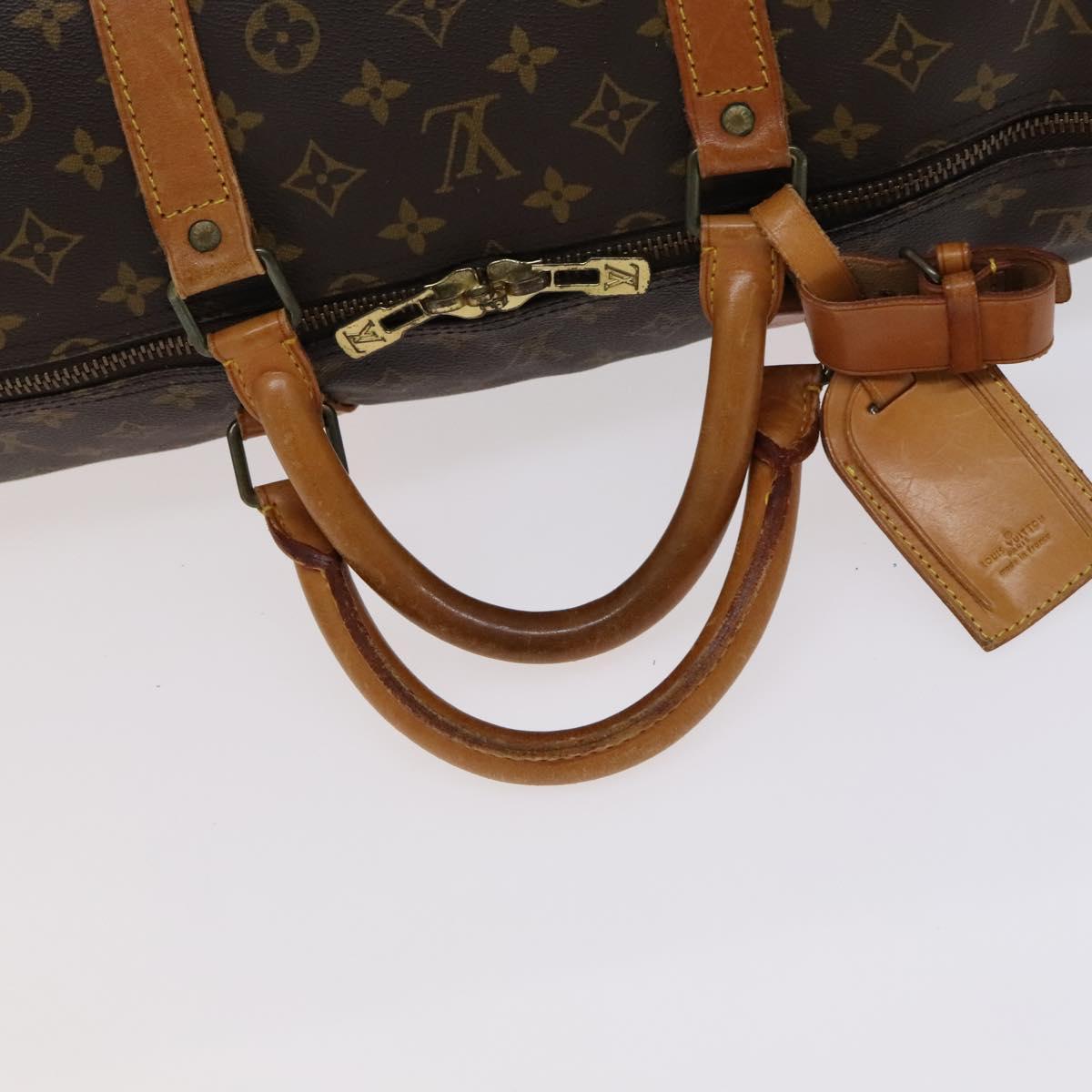 LOUIS VUITTON Monogram Keepall 60 Boston Bag M41422 LV Auth 110381