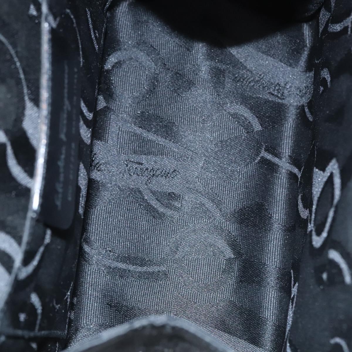 Salvatore Ferragamo Gancini Hand Bag Leather Multicolor Auth 110491AV