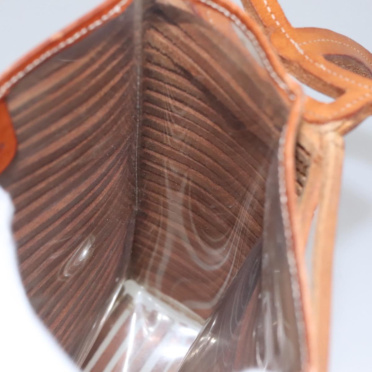 Salvatore Ferragamo Shoulder Bag Leather Brown Auth 110497