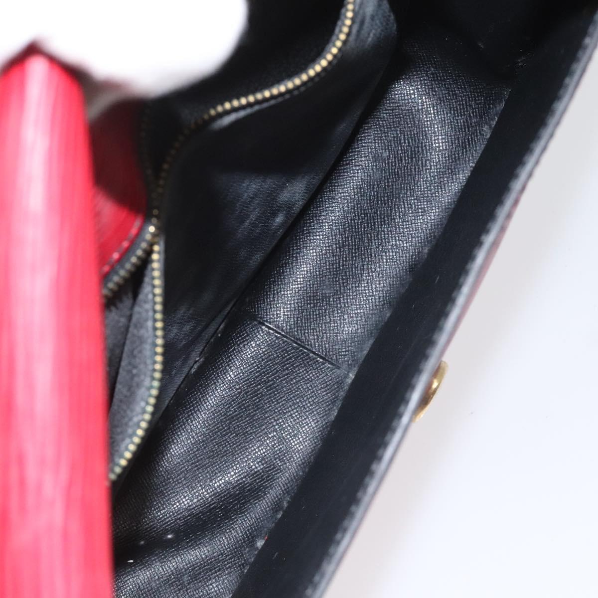 LOUIS VUITTON Epi Saint Cloud GM Shoulder Bag Red M52197 LV Auth 110514