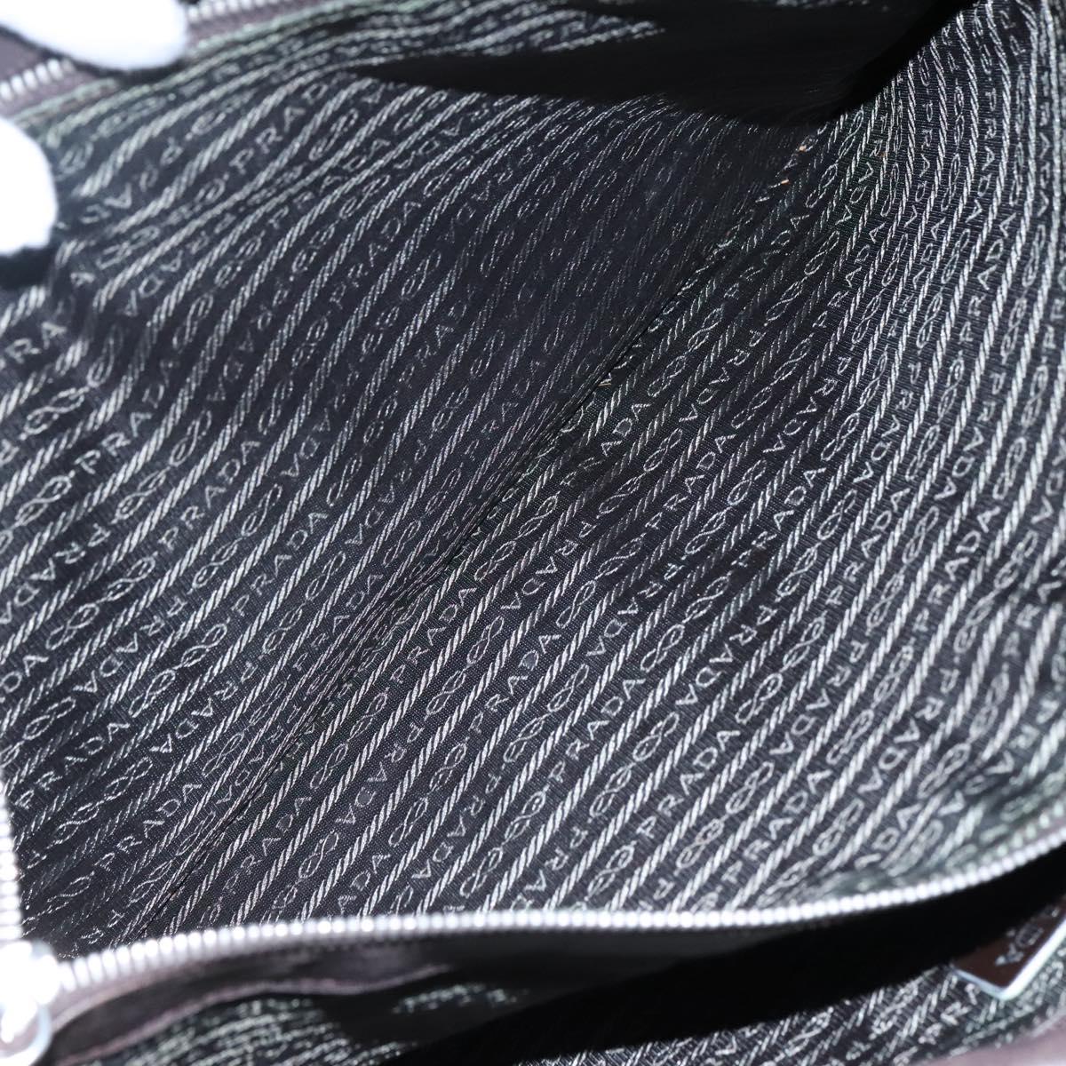 PRADA Tote Bag Nylon Green Auth 110543