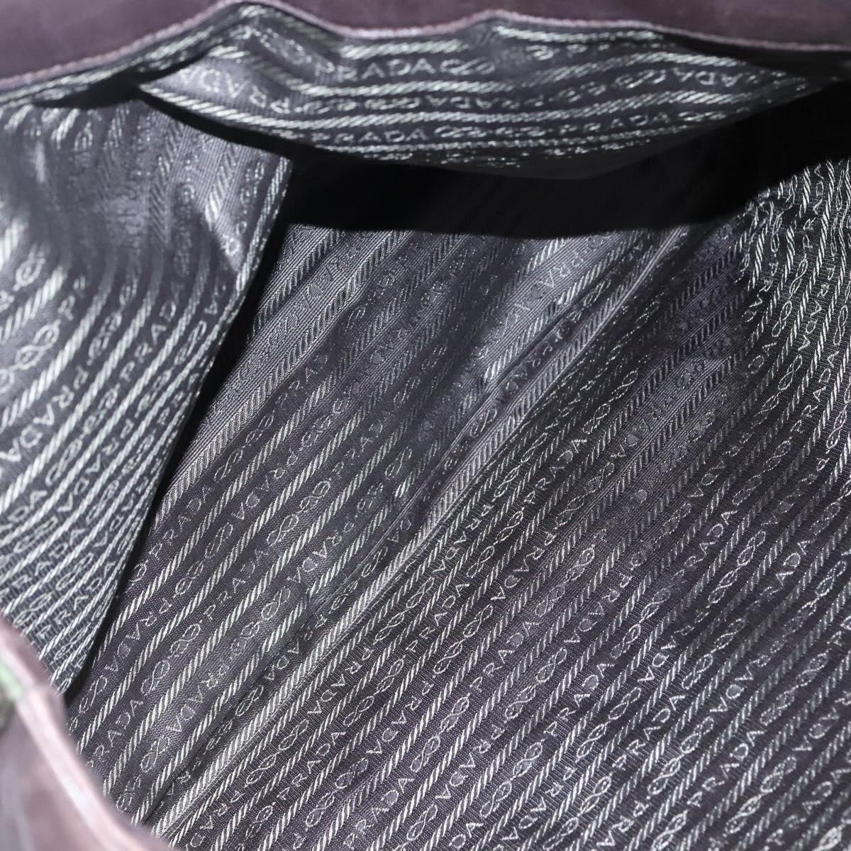 PRADA Tote Bag Nylon Green Auth 110543