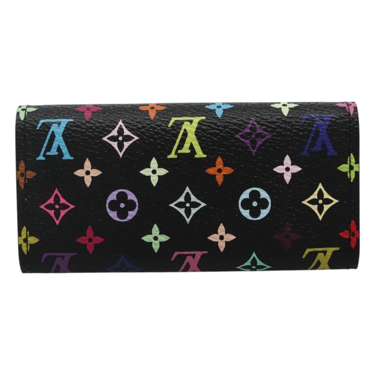 LOUIS VUITTON Monogram Multicolor Multi Cles 4 Key Case M93732 LV Auth 110582AV