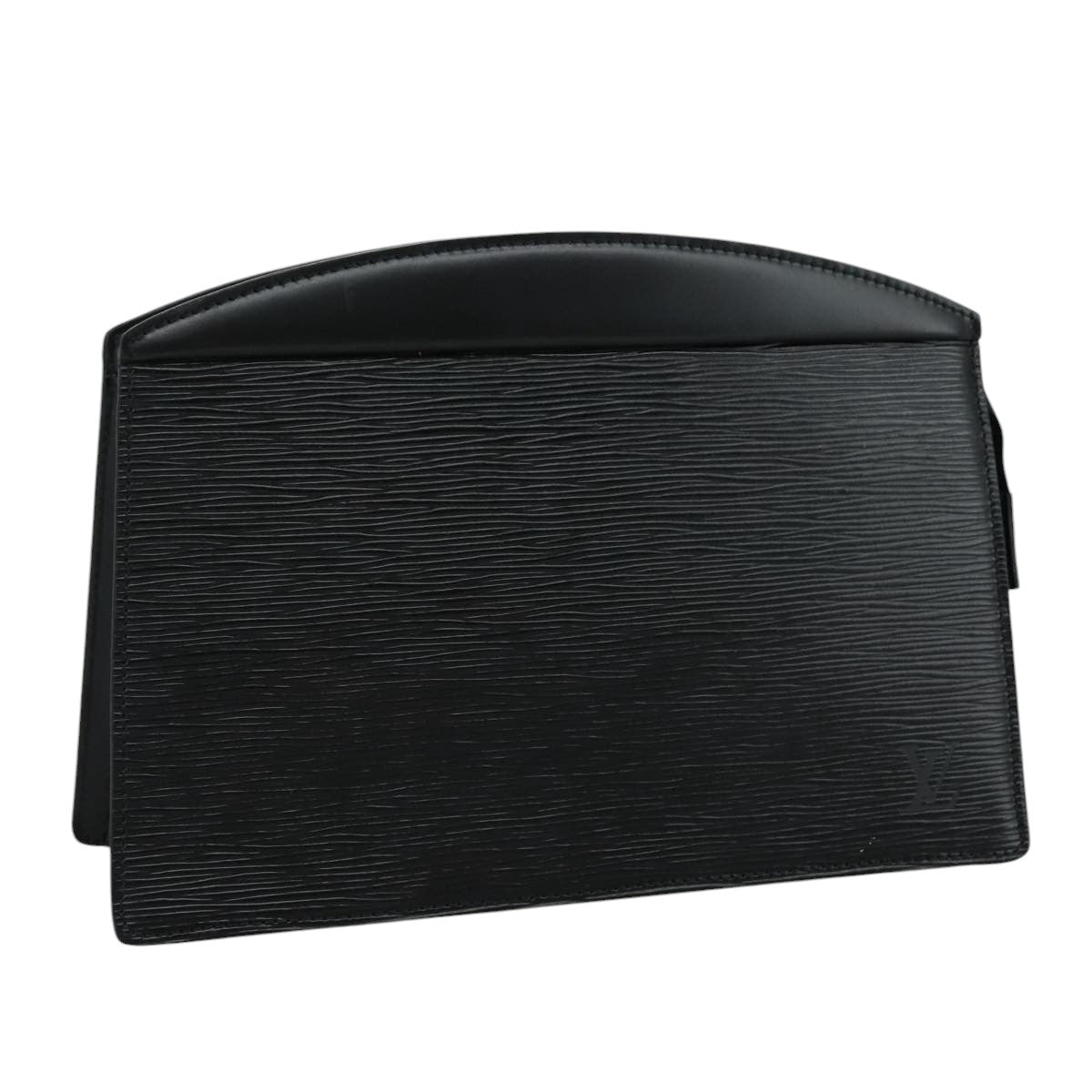 LOUIS VUITTON Epi Trousse Crete Pouch Black M48402 LV Auth 110654