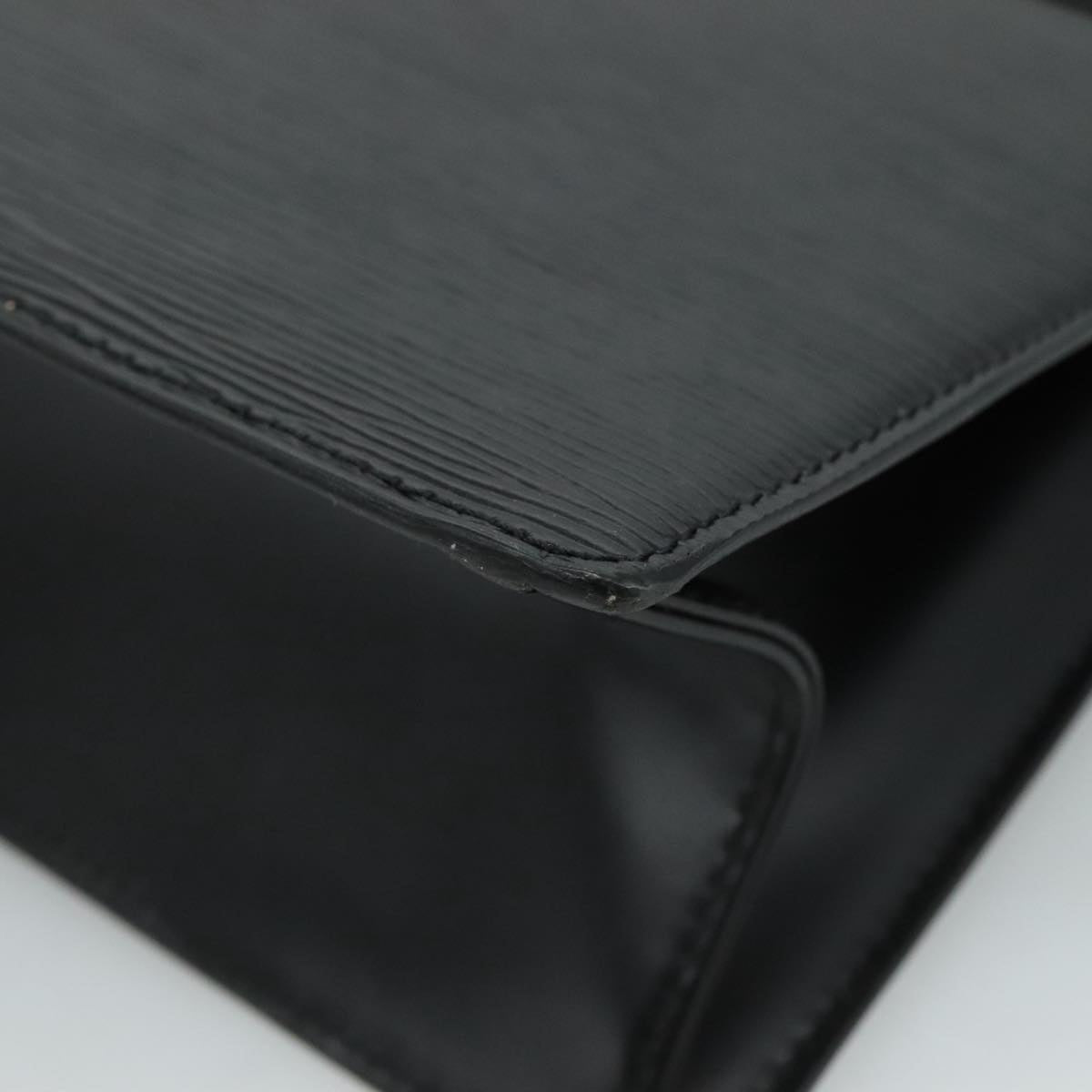 LOUIS VUITTON Epi Trousse Crete Pouch Black M48402 LV Auth 110654