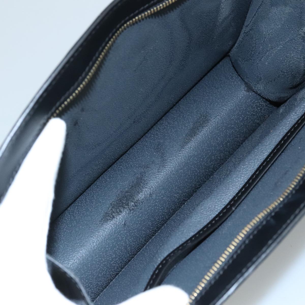 LOUIS VUITTON Epi Trousse Crete Pouch Black M48402 LV Auth 110654
