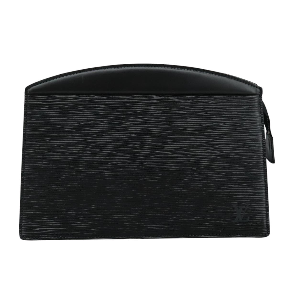 LOUIS VUITTON Epi Trousse Crete Pouch Black M48402 LV Auth 110654