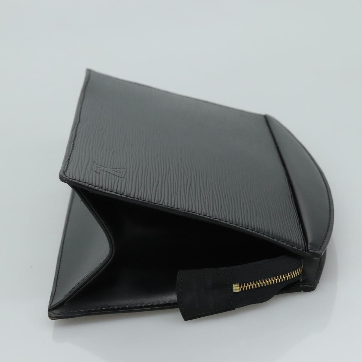 LOUIS VUITTON Epi Trousse Crete Pouch Black M48402 LV Auth 110654