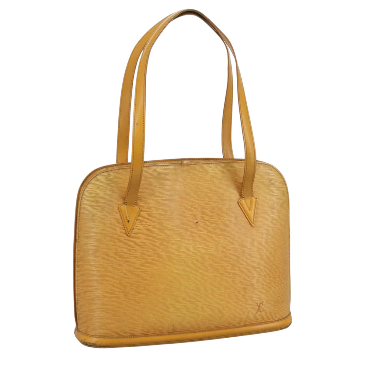LOUIS VUITTON Epi Lussac Shoulder Bag Yellow M52289 LV Auth 110657