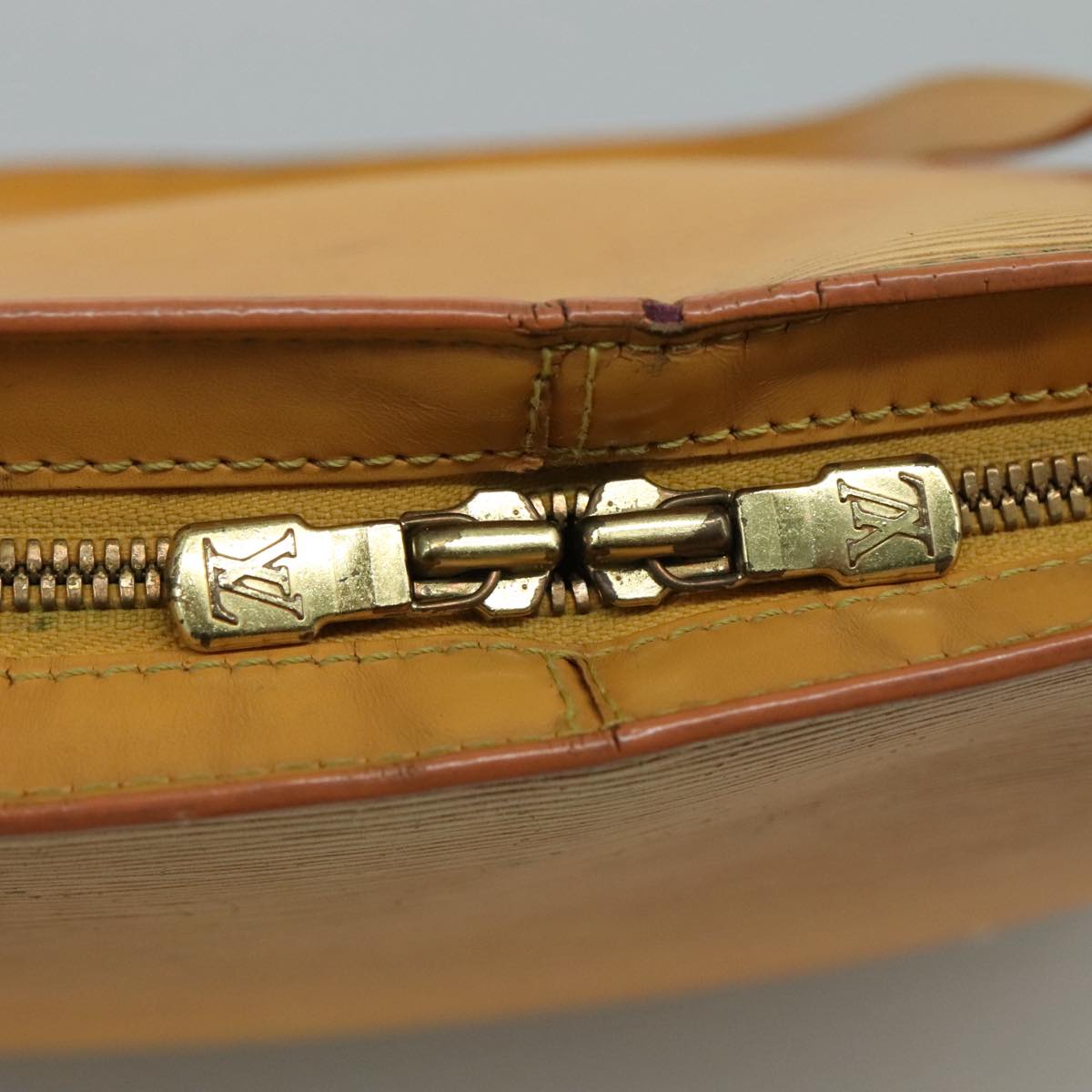 LOUIS VUITTON Epi Lussac Shoulder Bag Yellow M52289 LV Auth 110657