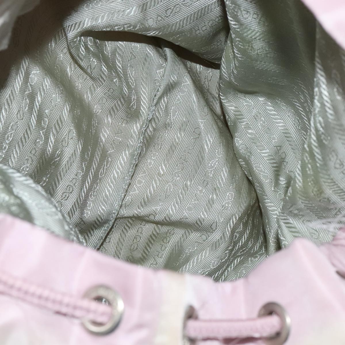 PRADA Backpack Nylon Pink Auth 110692