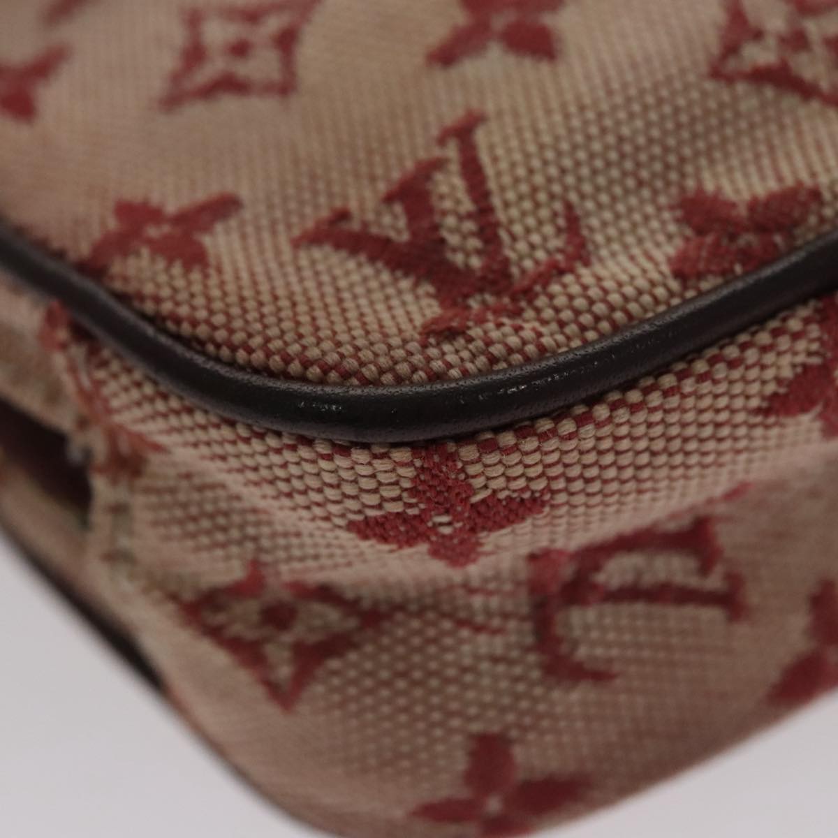 LOUIS VUITTON Monogram Mini Usu Digital Pouch Red M60001 LV Auth 110736