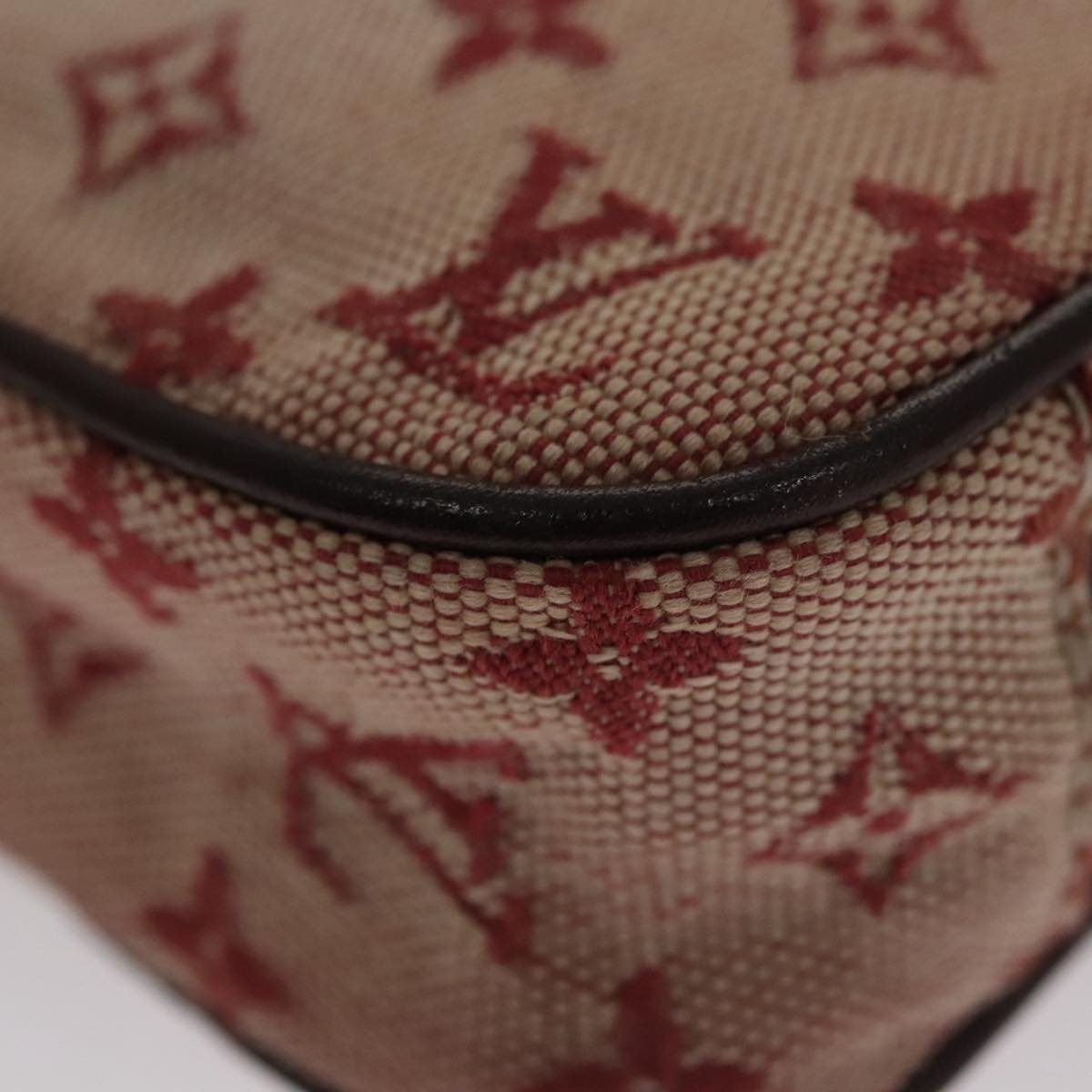 LOUIS VUITTON Monogram Mini Usu Digital Pouch Red M60001 LV Auth 110736