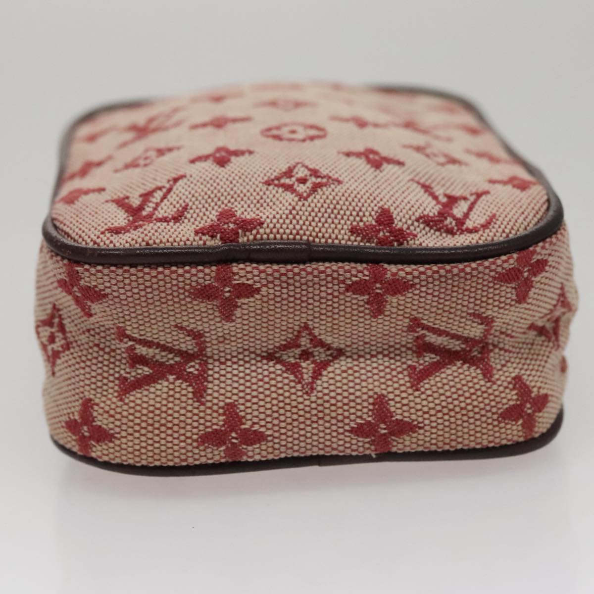 LOUIS VUITTON Monogram Mini Usu Digital Pouch Red M60001 LV Auth 110736