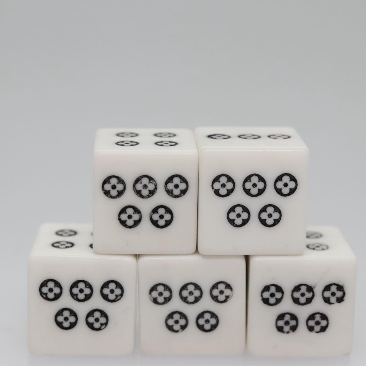 LOUIS VUITTON Monogram Dice Playing Cards set LV Auth 110738S