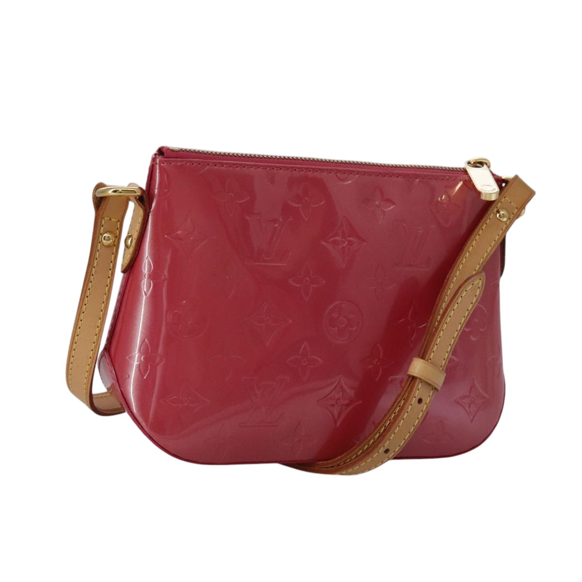 LOUIS VUITTON Monogram Vernis Minna Street Bag Fran Boise M9146F LV Auth 110742V