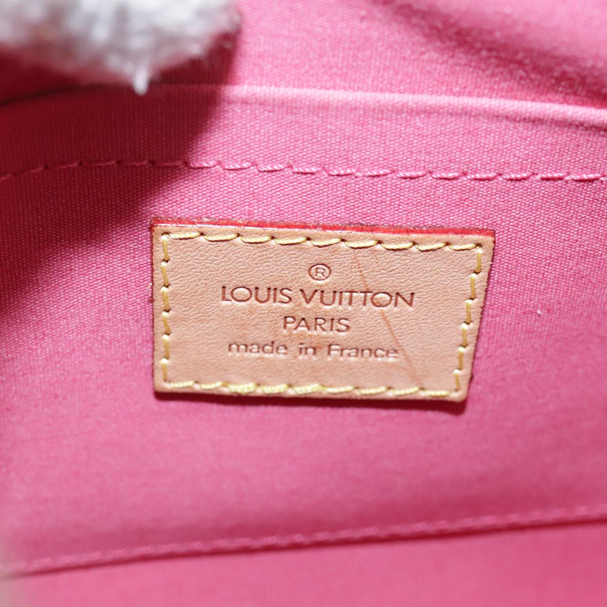 LOUIS VUITTON Monogram Vernis Minna Street Bag Fran Boise M9146F LV Auth 110742V
