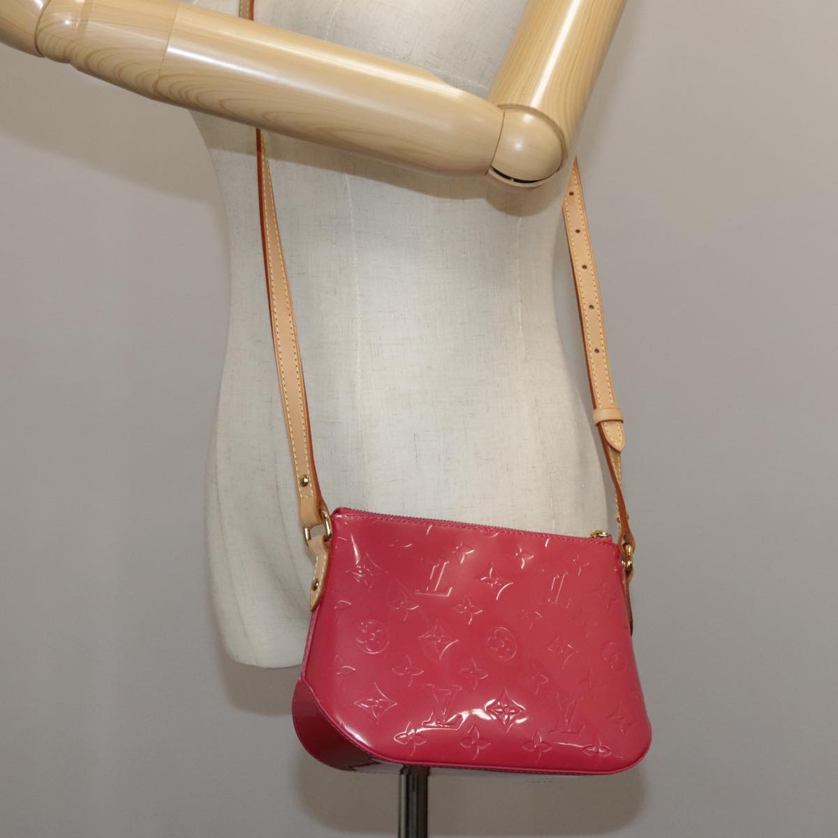LOUIS VUITTON Monogram Vernis Minna Street Bag Fran Boise M9146F LV Auth 110742V