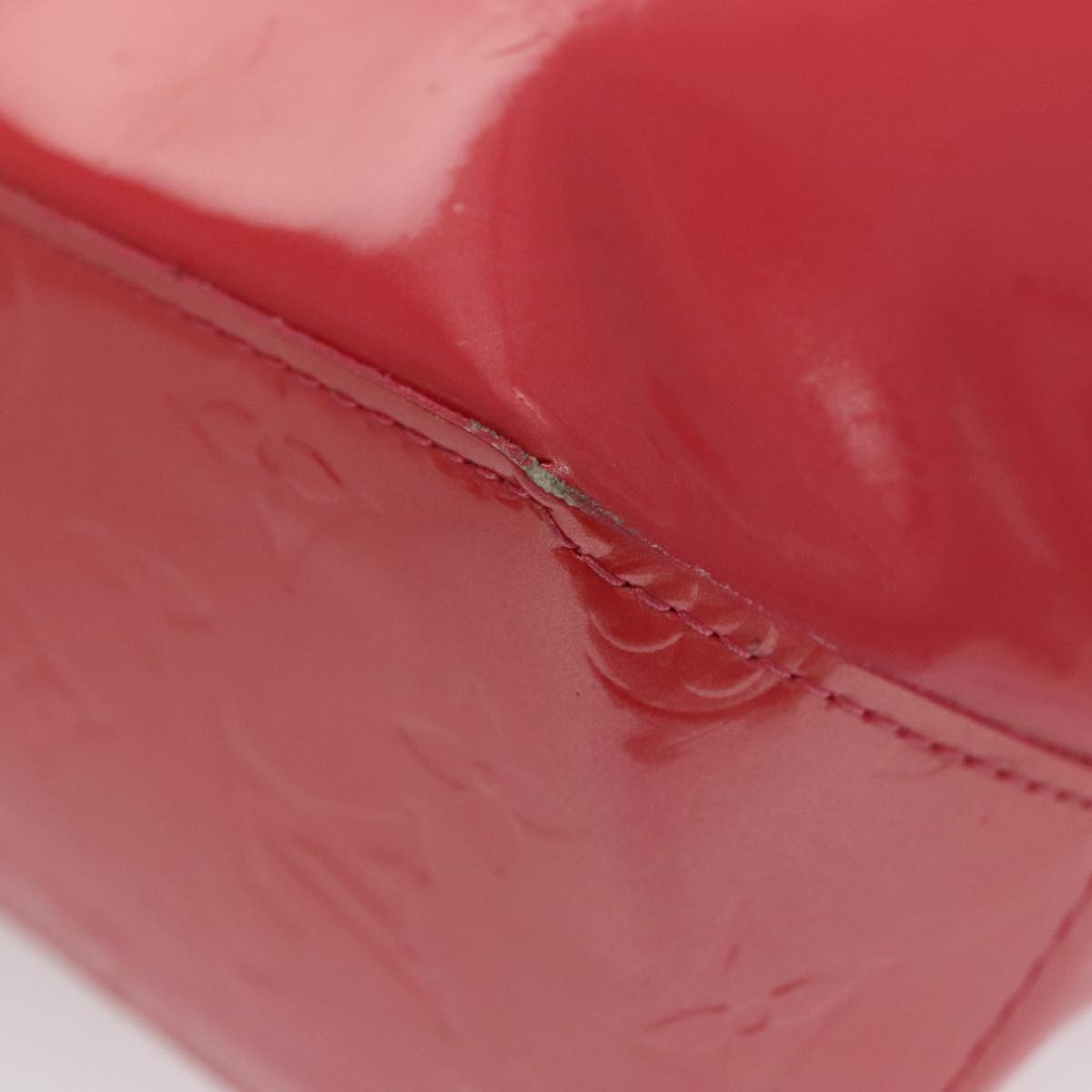 LOUIS VUITTON Monogram Vernis Reade PM Hand Bag Fran Boise M9132F LV Auth 110746