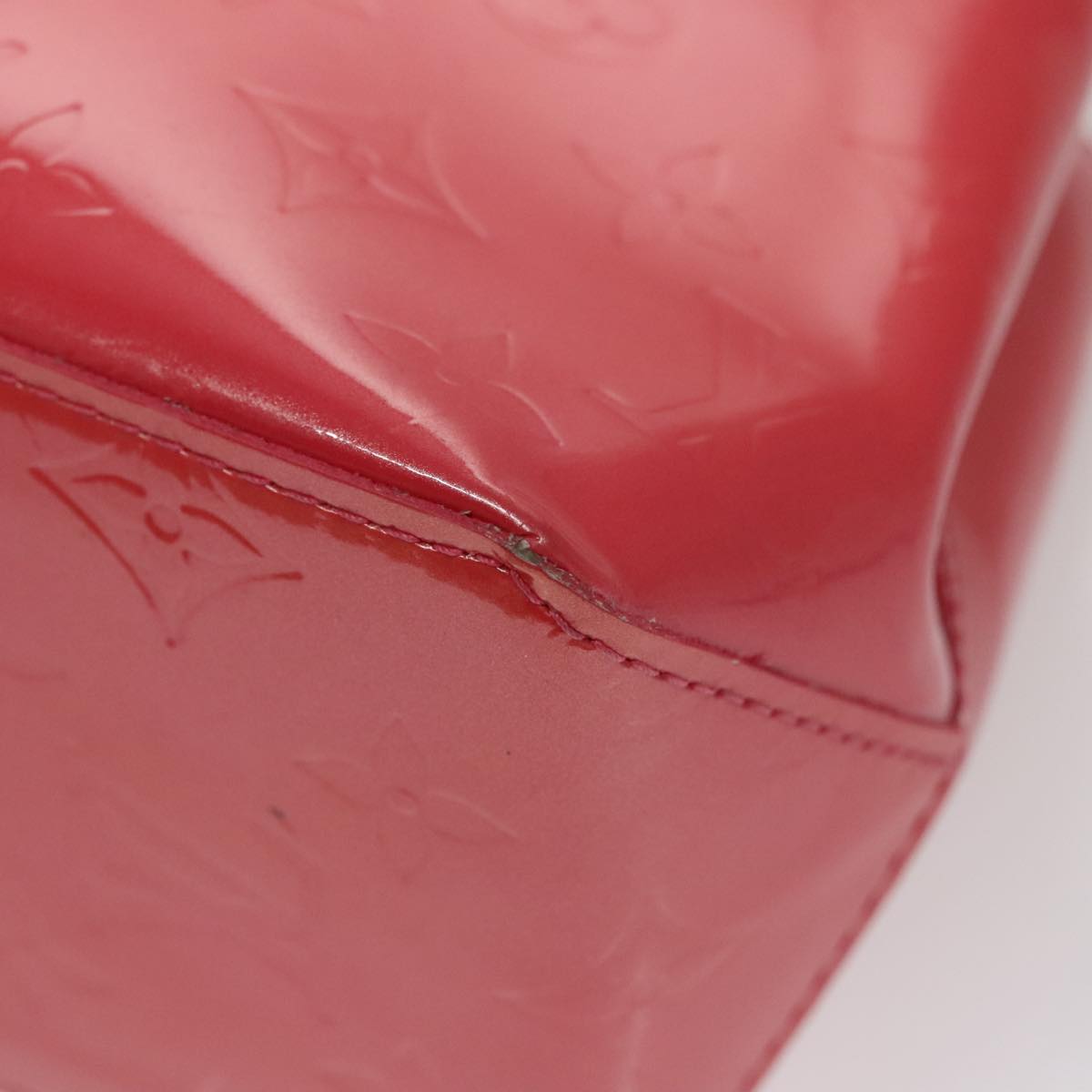 LOUIS VUITTON Monogram Vernis Reade PM Hand Bag Fran Boise M9132F LV Auth 110746