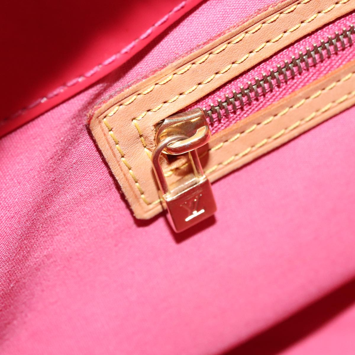 LOUIS VUITTON Monogram Vernis Reade PM Hand Bag Fran Boise M9132F LV Auth 110746