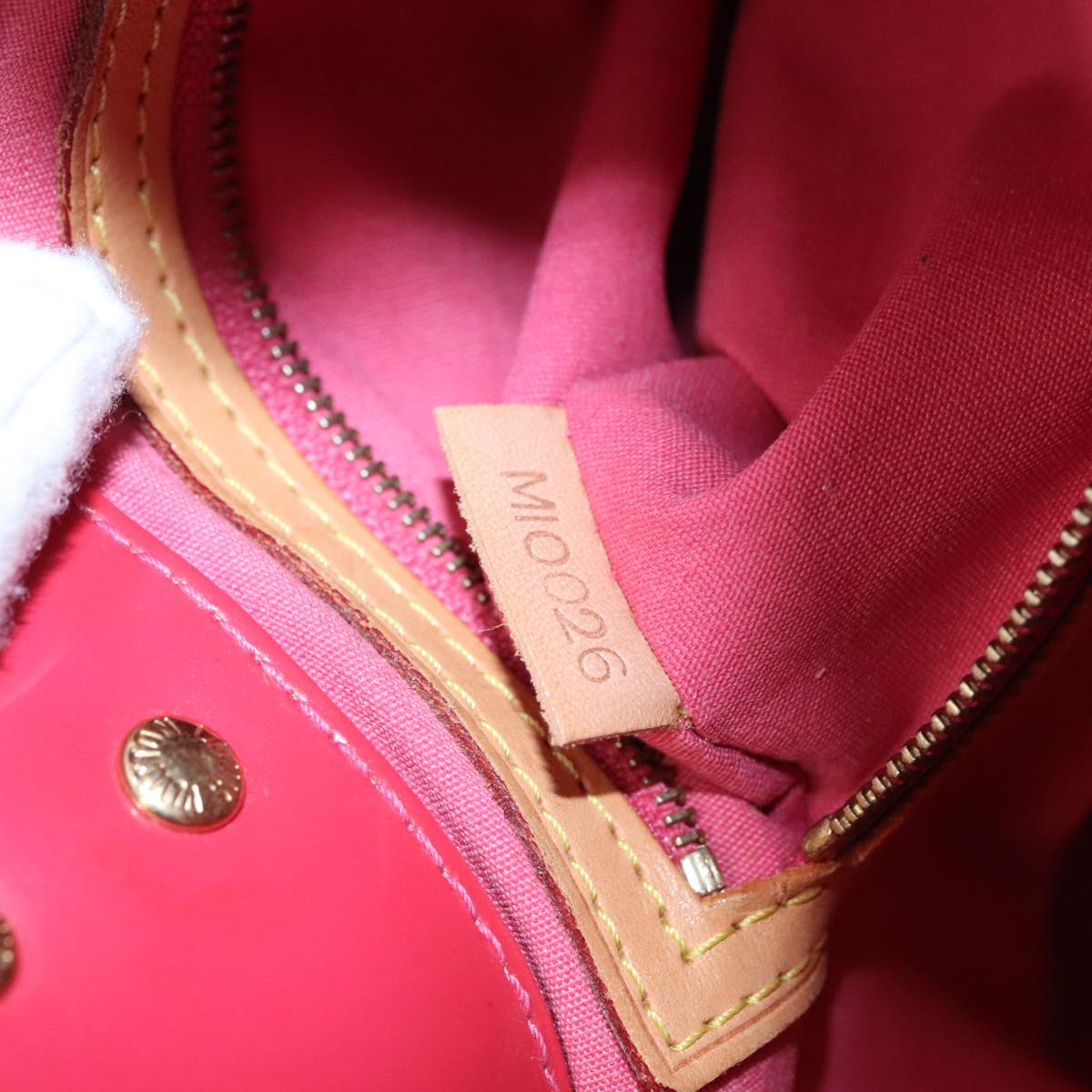LOUIS VUITTON Monogram Vernis Reade PM Hand Bag Fran Boise M9132F LV Auth 110746