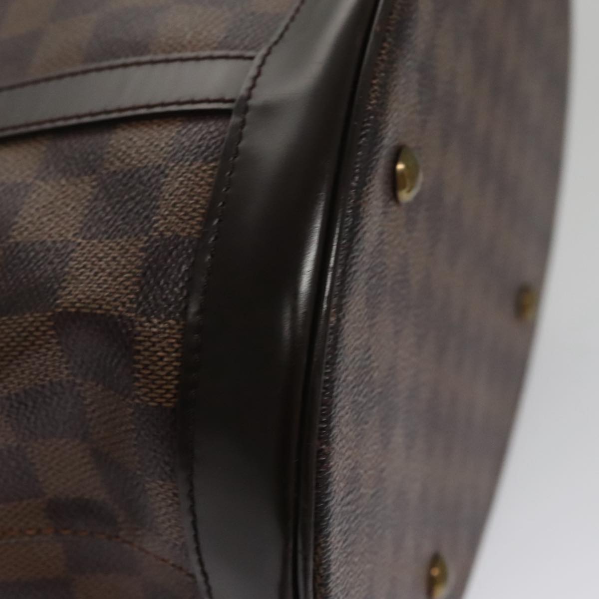 LOUIS VUITTON Damier Ebene Bucket GM Shoulder Bag SPO N42236 LV Auth 110759
