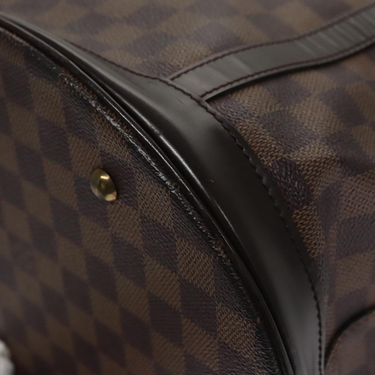 LOUIS VUITTON Damier Ebene Bucket GM Shoulder Bag SPO N42236 LV Auth 110759