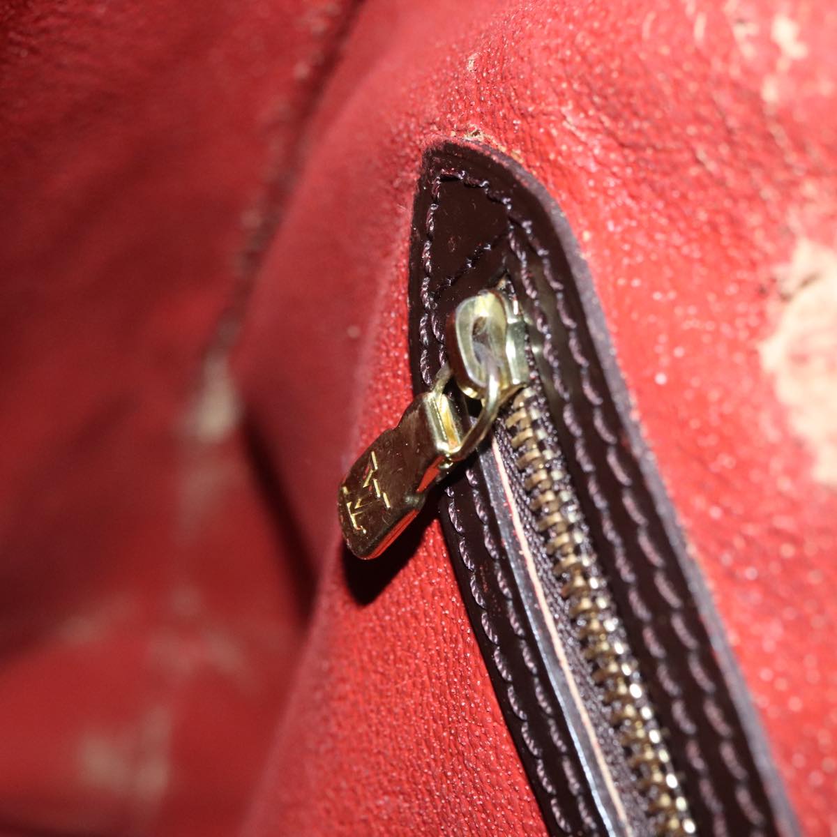 LOUIS VUITTON Damier Ebene Bucket GM Shoulder Bag SPO N42236 LV Auth 110759