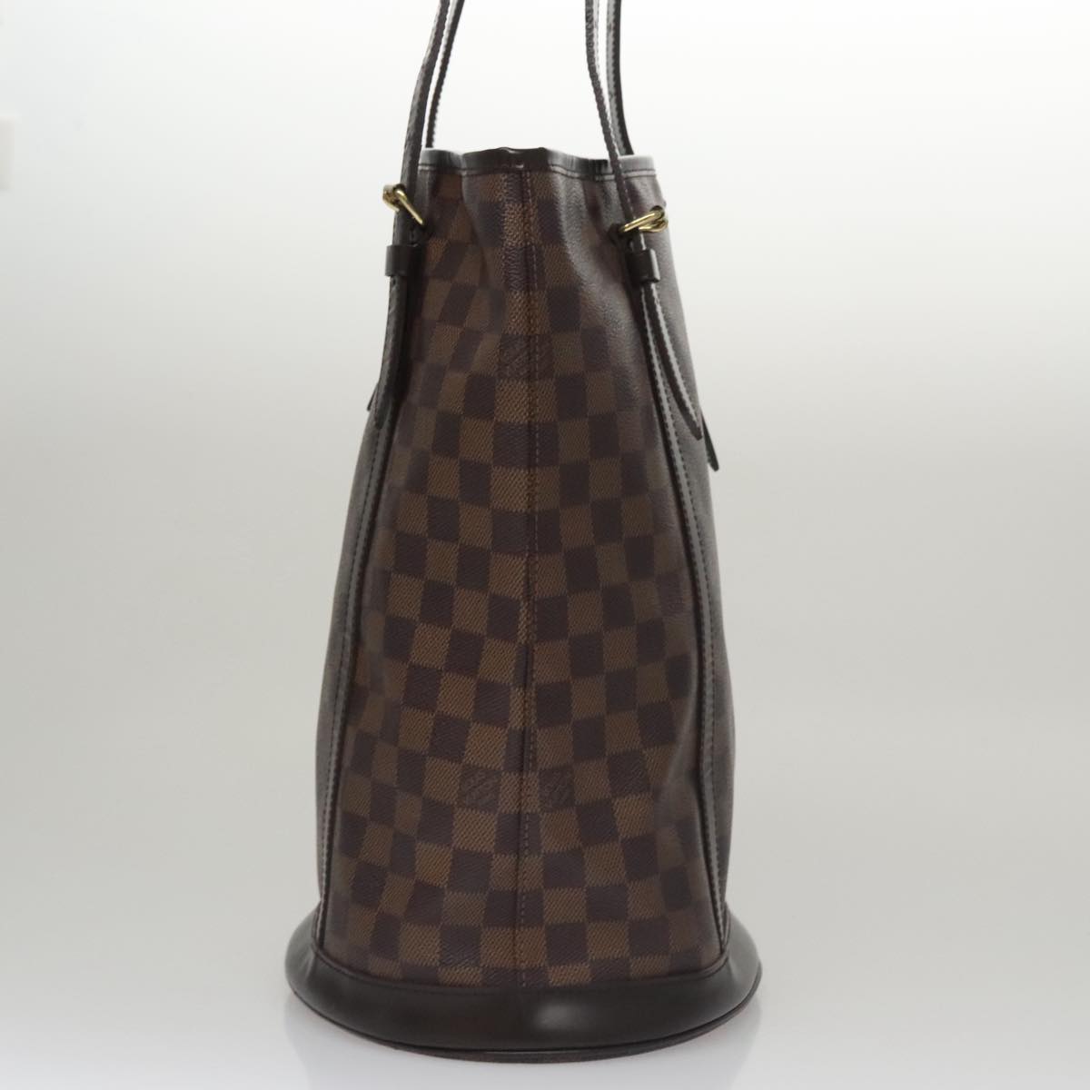 LOUIS VUITTON Damier Ebene Bucket GM Shoulder Bag SPO N42236 LV Auth 110759