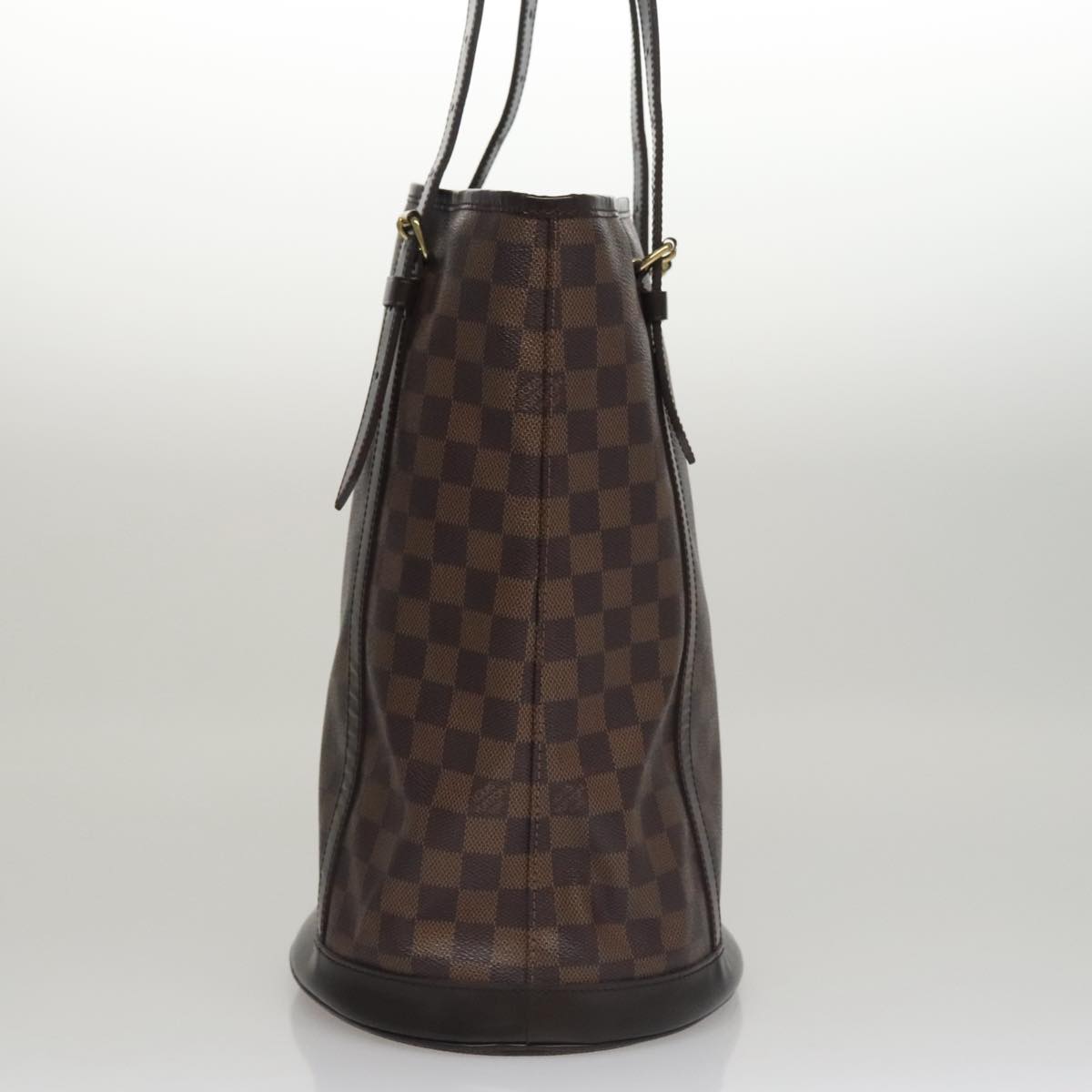 LOUIS VUITTON Damier Ebene Bucket GM Shoulder Bag SPO N42236 LV Auth 110759