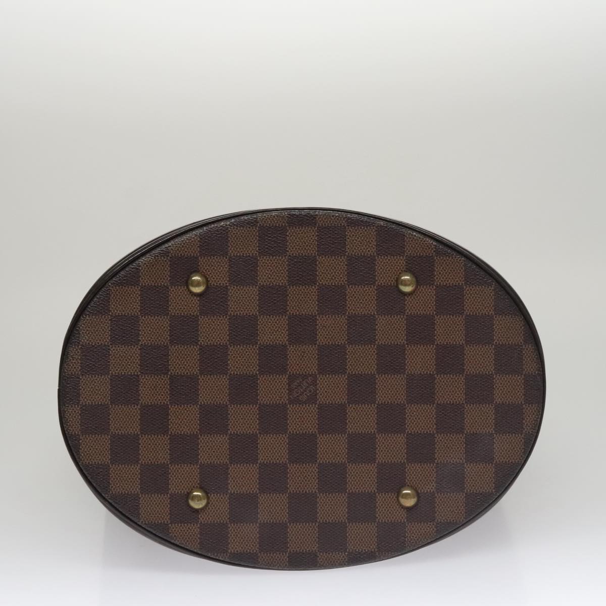 LOUIS VUITTON Damier Ebene Bucket GM Shoulder Bag SPO N42236 LV Auth 110759