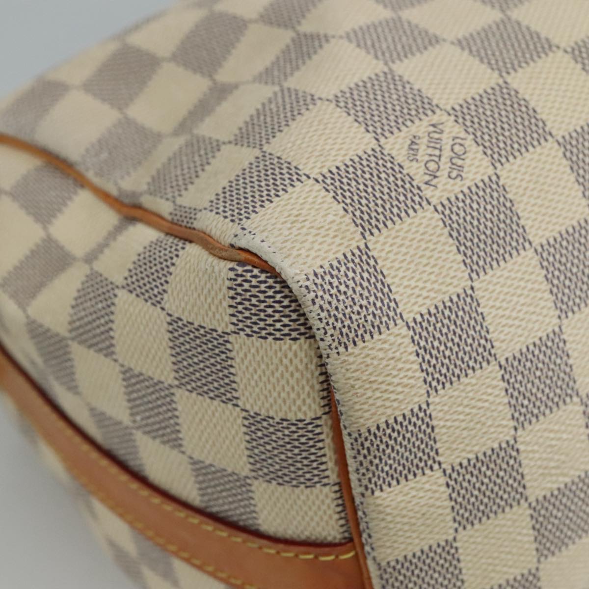 LOUIS VUITTON Damier Azur Speedy Bandouliere 25 Hand Bag N41000 LV Auth 110764