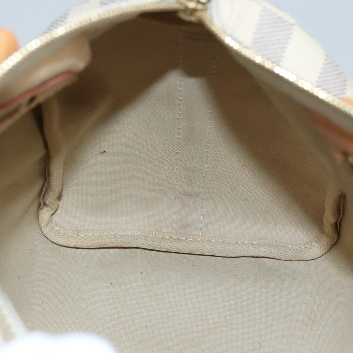 LOUIS VUITTON Damier Azur Speedy Bandouliere 25 Hand Bag N41000 LV Auth 110764