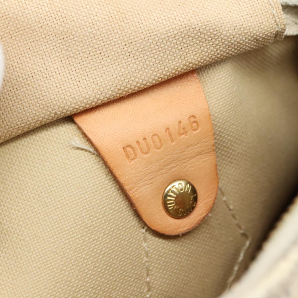 LOUIS VUITTON Damier Azur Speedy Bandouliere 25 Hand Bag N41000 LV Auth 110764