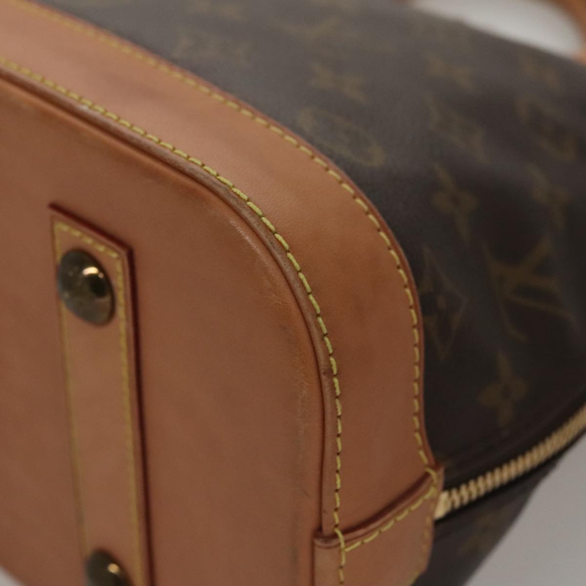 LOUIS VUITTON Monogram Alma PM Hand Bag M53151 LV Auth 110768