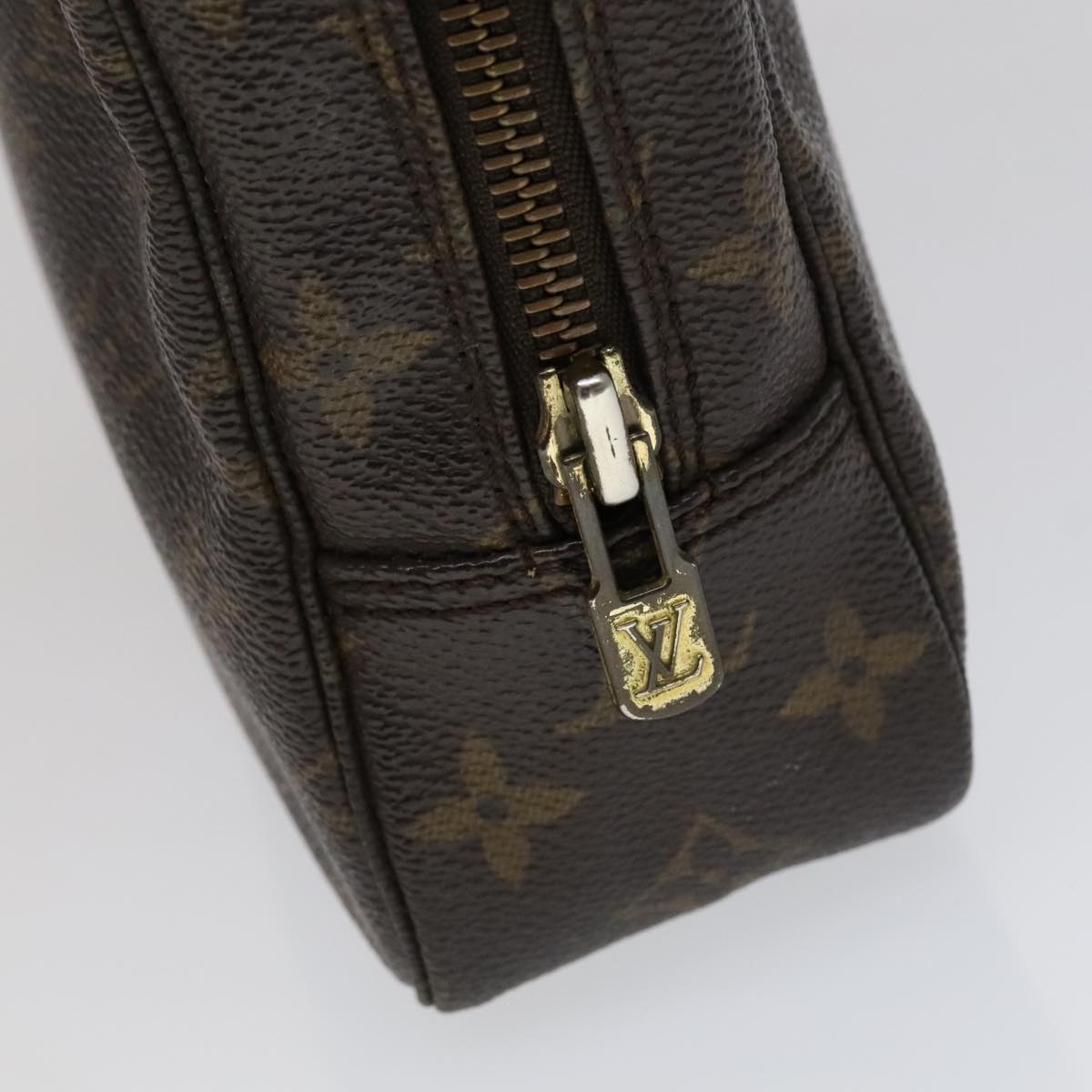 LOUIS VUITTON Monogram Trousse Toilette 23 Clutch Bag M47524 LV Auth 110865