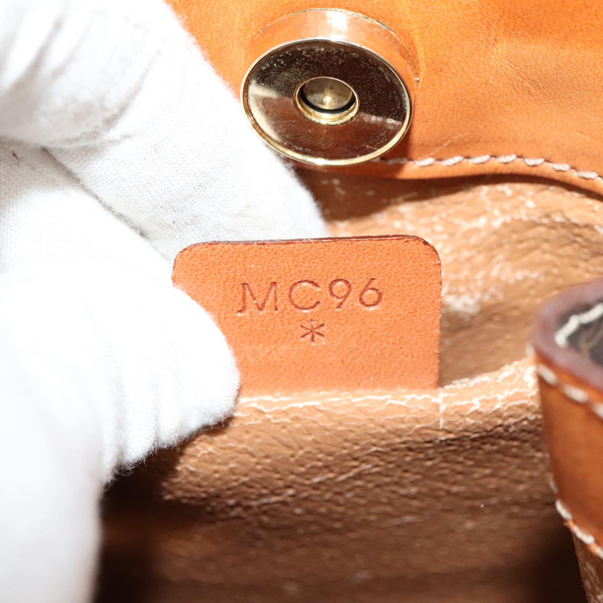 CELINE Macadam Canvas Backpack PVC Leather Brown Auth 110876