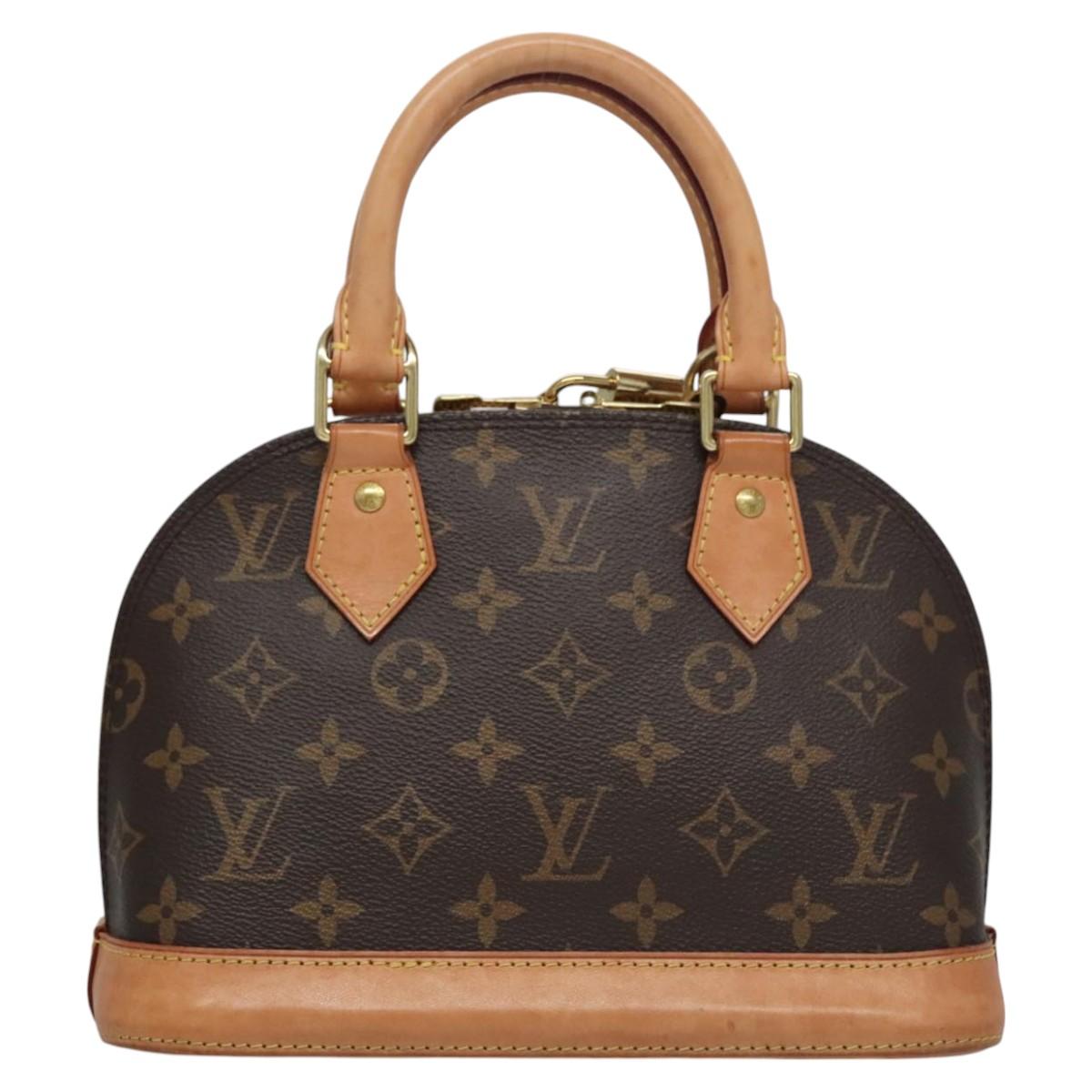 LOUIS VUITTON Monogram Alma BB Hand Bag 2way M53152 LV Auth 110884V