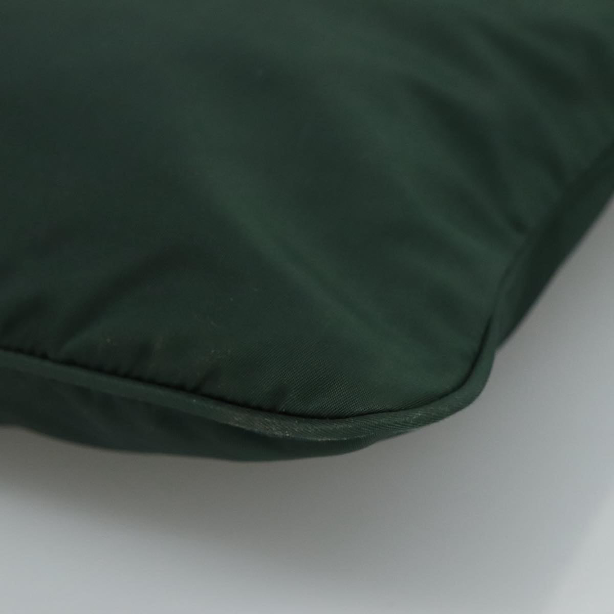 PRADA Shoulder Bag Nylon Green Auth 111079