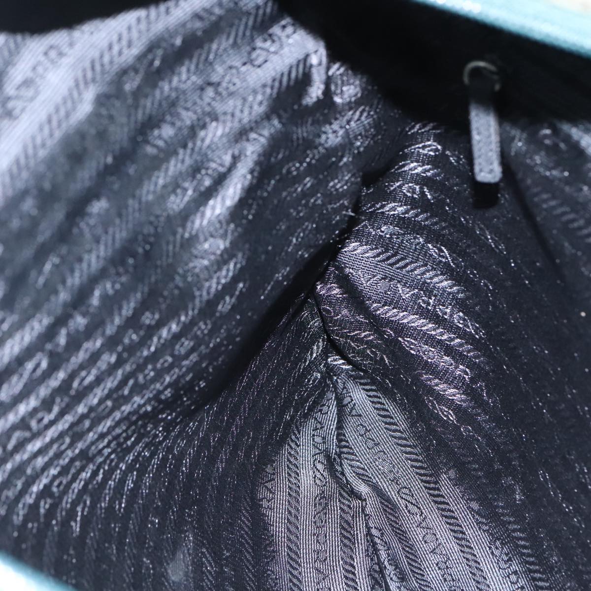 PRADA Shoulder Bag Nylon Green Auth 111079